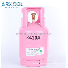 New refrigerant gas CE refillable cylinder r410a r410 r134a r404a r407c hot sale